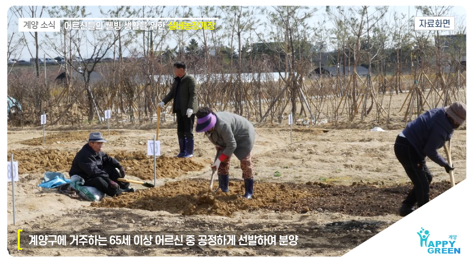 어르신들을 위한 실버농장개장_[2020.4.1주]