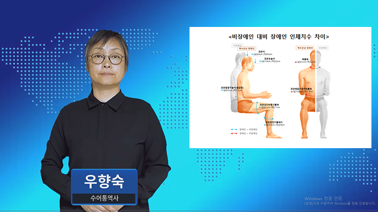 척수손상장애인, 비장애보다 앉은키 남8.4-여9.4cm↓
